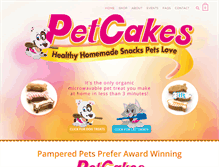 Tablet Screenshot of ilovepetcakes.com